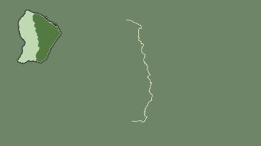 Saint-Laurent-du-Maroni, Fransız Guyanası, soyutlanmış ve dışlanmış. Uydu