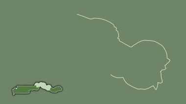 Gambiya 'daki Maccarthy Adası, boşaltılmış ve izole edilmiş. Uydu