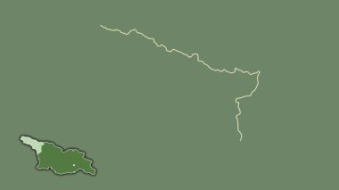 Abhazya, Gürcistan, dışlanmış ve izole edilmiş. Uydu