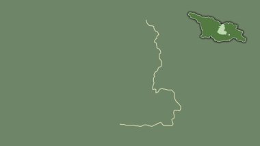 Shida Kartli, Gürcistan, dışlanmış ve izole edilmiş. Uydu