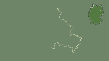 Berlin, Almanya, boşaltılmış ve izole edilmiş. Uydu