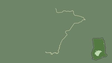 Ashanti, Gana, soyutlanmış ve dışlanmış. Uydu