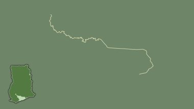 Merkez, Gana, çıkarılmış ve izole edilmiş. Uydu