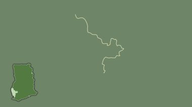 Batı Kuzey, Gana, boşaltılmış ve izole edilmiş. Uydu