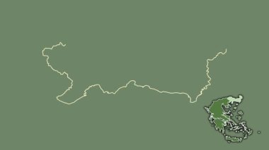 Doğu Makedonya ve Yunanistan 'ın Trakya' sı, dışlanmış ve izole edilmiş. Uydu