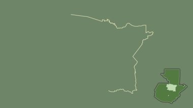 Alta Verapaz, Guatemala, dışlanmış ve izole edilmiş. Uydu