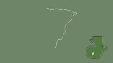Chimaltenango, Guatemala, dışlanmış ve izole edilmiş. Uydu
