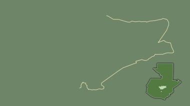 Baja Verapaz, Guatemala, çıkarıldı ve izole edildi. Uydu