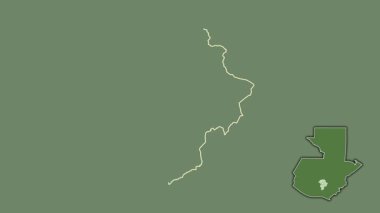 Guatemala, Guatemala, boşaltılmış ve izole edilmiş. Uydu