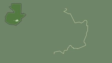 Jalapa, Guatemala, dışlanmış ve izole edilmiş. Uydu