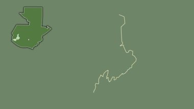 Quezaltenango, Guatemala, dışlanmış ve izole edilmiş. Uydu