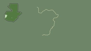 San Marcos, Guatemala, boşaltılmış ve izole edilmiş. Uydu