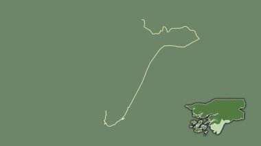 Tombali, Gine-Bissau, çıkarıldı ve izole edildi. Uydu