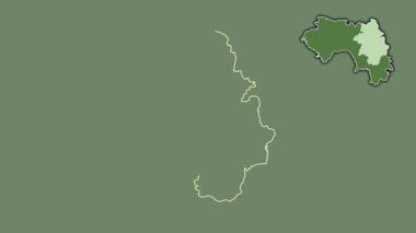 Kankan, Gine, soyutlanmış ve soyutlanmış. Uydu