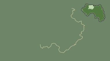 Laboratuvar, Gine, çıkarılmış ve izole edilmiş. Uydu