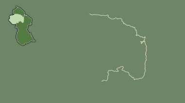 Cuyuni-Mazaruni, Guyana, dışlanmış ve izole edilmiş. Uydu