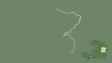 Merkez, Haiti, boşaltılmış ve izole edilmiş. Uydu