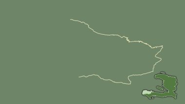 Grand 'Anse, Haiti, boşaltılmış ve izole edilmiş. Uydu