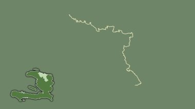 Nord, Haiti, soyutlanmış ve soyutlanmış. Uydu