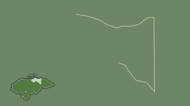 Kalın bağırsak, Honduras, çıkarılmış ve izole edilmiş. Uydu