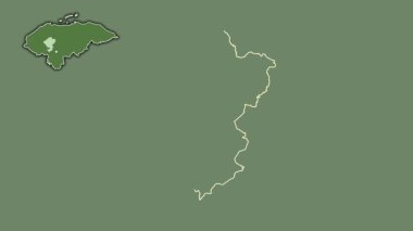 Comayagua, Honduras, boşaltılmış ve izole edilmiş. Uydu