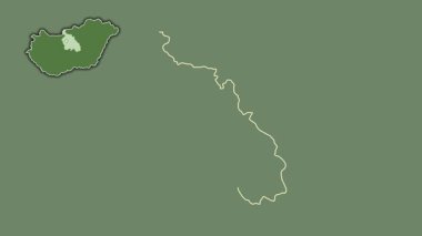 Haşere, Macaristan, sürülmüş ve izole edilmiş. Uydu