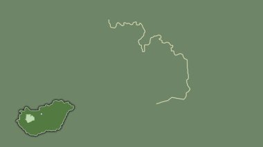 Veszprem, Macaristan, sürülmüş ve izole edilmiş. Uydu