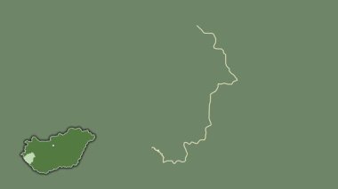 Zala, Macaristan, sürülmüş ve izole edilmiş. Uydu