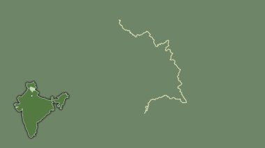 Himachal Pradesh, Hindistan, dışlanmış ve izole edilmiş. Uydu