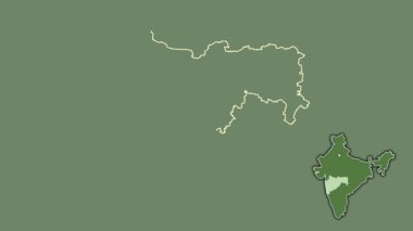 Maharashtra, Hindistan, dışlanmış ve izole edilmiş. Uydu