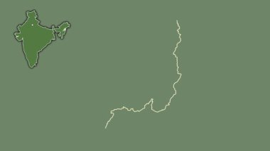 Nagaland, Hindistan, dışlanmış ve izole edilmiş. Uydu