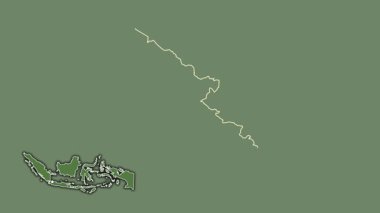 Bengkulu, Endonezya, dışlanmış ve izole edilmiş. Uydu