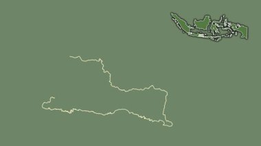 Jawa Timur, Endonezya, dışlanmış ve izole edilmiş. Uydu