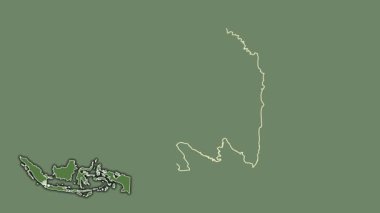Lampung, Endonezya, dışlanmış ve izole edilmiş. Uydu