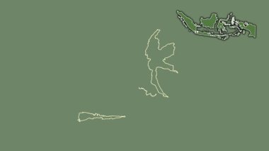 Maluku Utara, Endonezya, dışlanmış ve izole edilmiş. Uydu