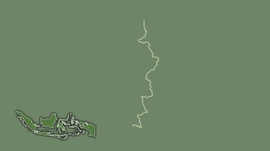 Sulawesi Barat, Endonezya, dışlanmış ve izole edilmiş. Uydu