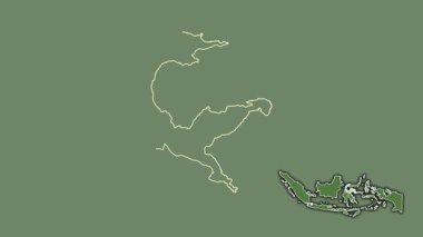 Sulawesi Tengah, Endonezya, çıkarıldı ve izole edildi. Uydu