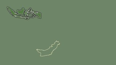 Sulawesi Utara, Endonezya, çıkarıldı ve izole edildi. Uydu