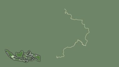 Sumatera Selatan, Endonezya, dışlanmış ve izole edilmiş. Uydu