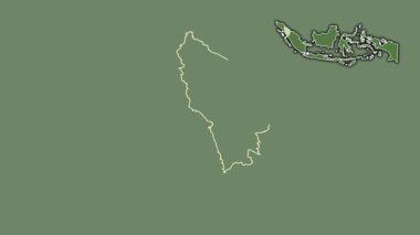 Sumatera Utara, Endonezya, çıkarılmış ve izole edilmiş. Uydu