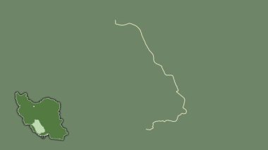 Farlar, İran, sürülmüş ve izole edilmiş. Uydu