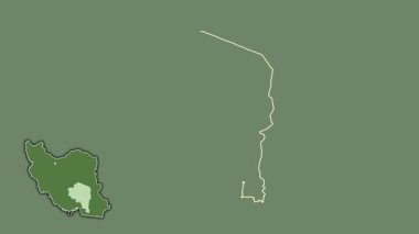 Kerman, İran, dışlanmış ve izole edilmiş. Uydu