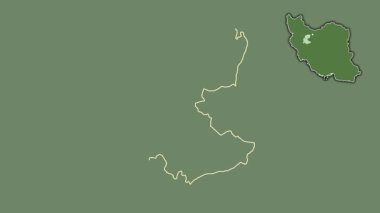 Markazi, İran, dışlanmış ve izole edilmiş. Uydu