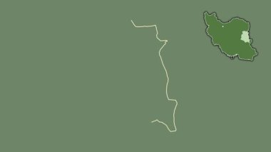 Güney Horasan, İran, dışlanmış ve izole edilmiş. Uydu