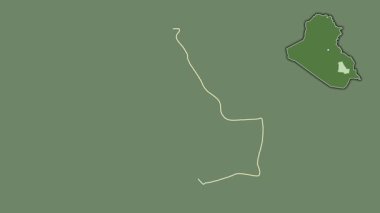 Dhi-Qar, Irak, boşaltılmış ve izole edilmiş. Uydu