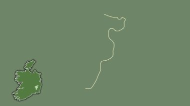 Carlow, İrlanda, dışlanmış ve izole edilmiş. Uydu