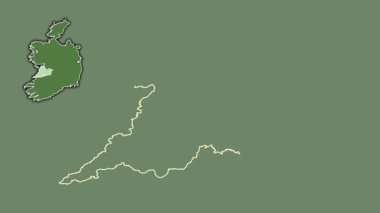 Clare, İrlanda, dışlanmış ve izole edilmiş. Uydu