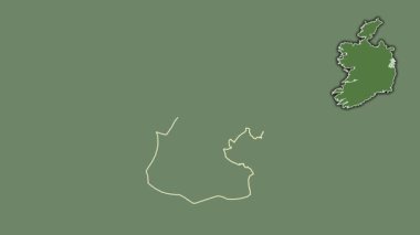 Dublin, İrlanda, dışlanmış ve izole edilmiş. Uydu