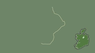 Longford, İrlanda, dışlanmış ve izole edilmiş. Uydu