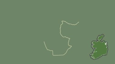 Louth, İrlanda, dışlanmış ve izole edilmiş. Uydu